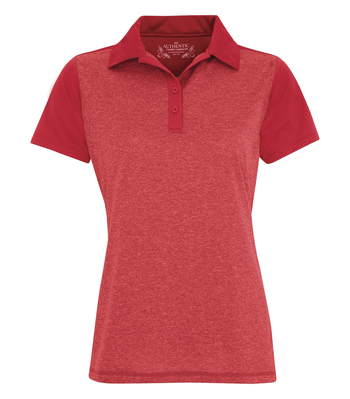 DISCONTINUED ATC™ PRO TEAM HEATHER ProFORMANCE COLOUR BLOCK LADIES' POLO