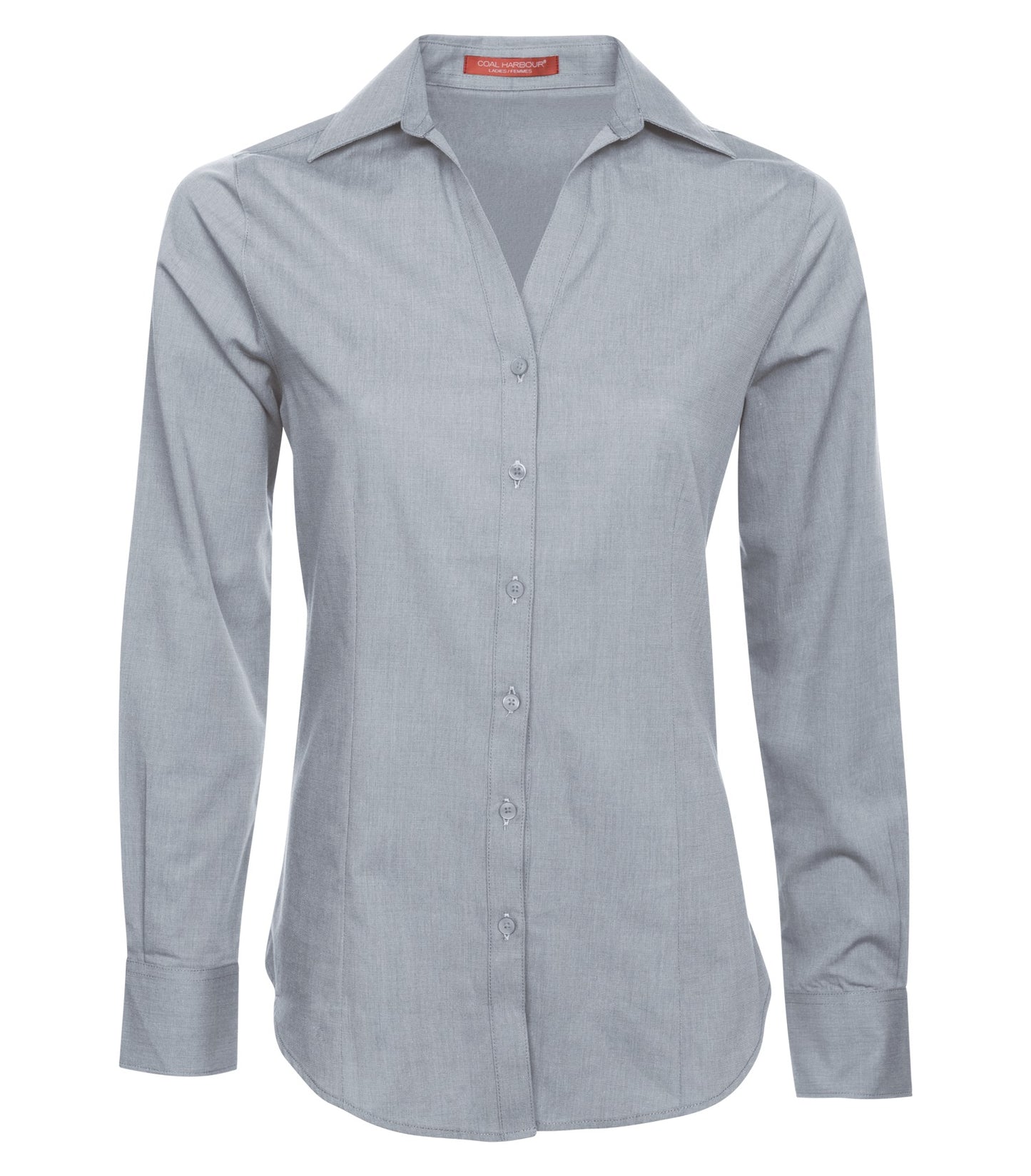 COAL HARBOUR® TEXTURED CROSSHATCH WOVEN LADIES' SHIRT