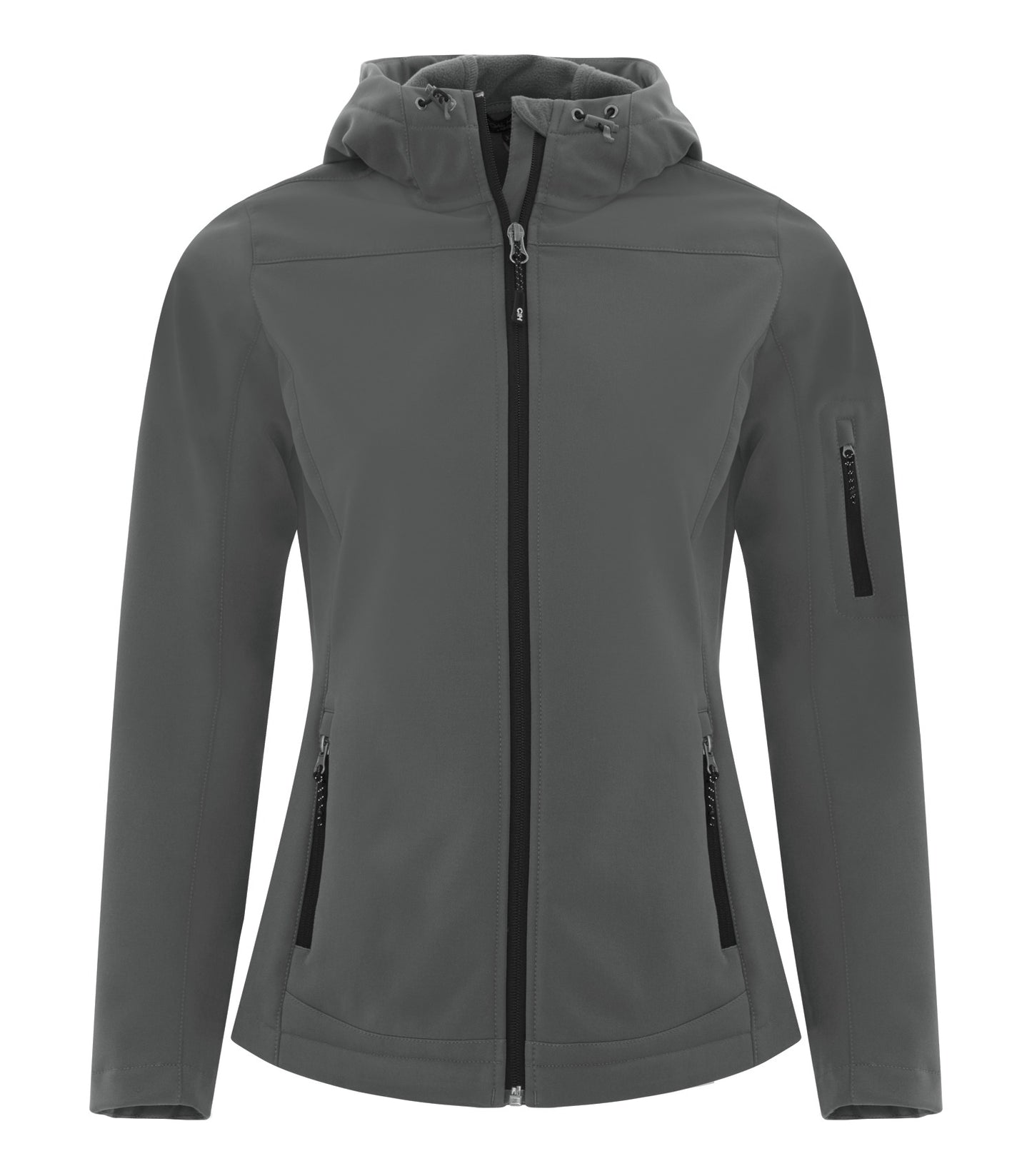 COAL HARBOUR® EVERYDAY HOODED WATER REPELLENT STRETCH SOFT SHELL LADIES' JACKET