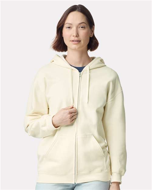 Unisex Softstyle® Full-Zip Hooded Sweatshirt