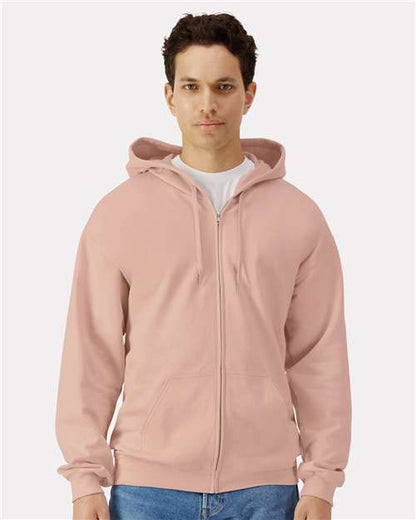 Unisex Softstyle® Full-Zip Hooded Sweatshirt