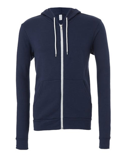 Unisex Sponge Fleece Full-Zip Hoodie Sweatshirt