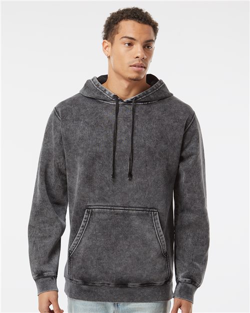 Unisex Midweight Mineral Wash Hooded Sweatshirt