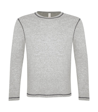 DISCONTINUED ATC™ EUROSPUN® RING SPUN CONTRAST STITCH LONG SLEEVE TEE