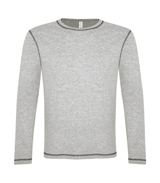 DISCONTINUED ATC™ EUROSPUN® RING SPUN CONTRAST STITCH LONG SLEEVE TEE