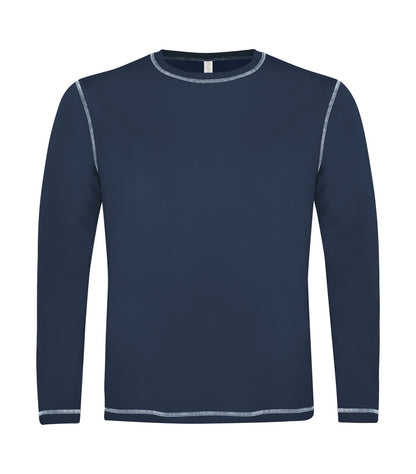 DISCONTINUED ATC™ EUROSPUN® RING SPUN CONTRAST STITCH LONG SLEEVE TEE