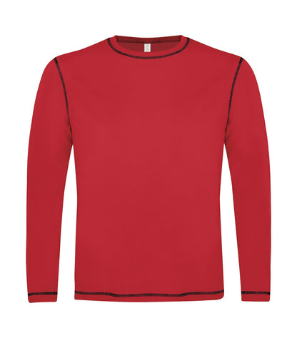 DISCONTINUED ATC™ EUROSPUN® RING SPUN CONTRAST STITCH LONG SLEEVE TEE