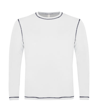 DISCONTINUED ATC™ EUROSPUN® RING SPUN CONTRAST STITCH LONG SLEEVE TEE