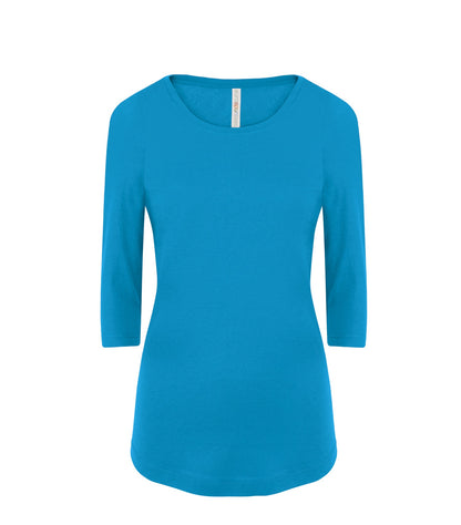 DISCONTINUED ATC™ EUROSPUN® RING SPUN 3/4 SLEEVE LADIES’ TEE