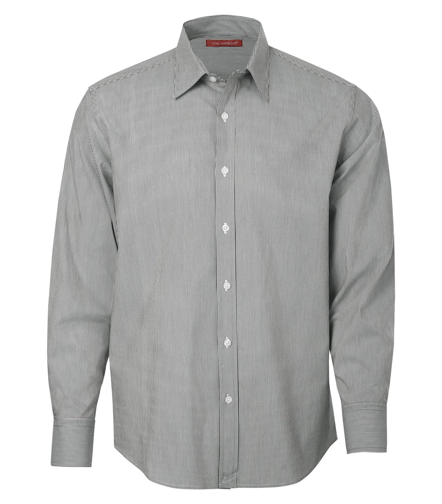 DISCONTINUED COAL HARBOUR® MINI STRIPE STRETCH WOVEN SHIRT