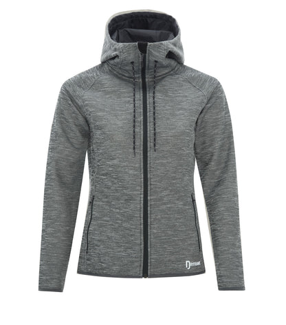 DISCONTINUED DRYFRAME® DRY TECH WATER RESISTANT FLEECE FULL ZIP HOODED LADIES' JACKET