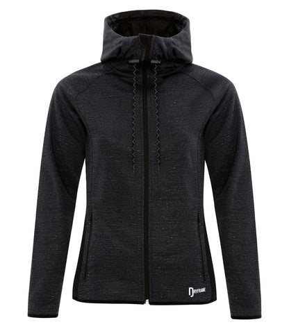 DISCONTINUED DRYFRAME® DRY TECH WATER RESISTANT FLEECE FULL ZIP HOODED LADIES' JACKET