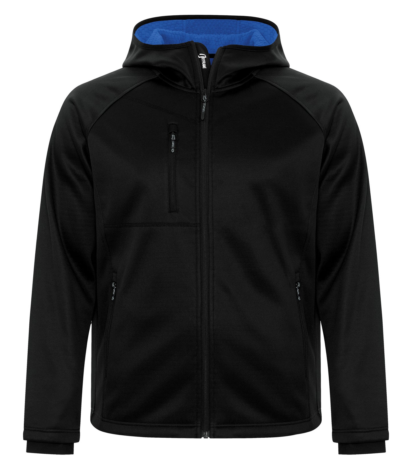 DISCONTINUED DRYFRAME® BONDED TECH FLEECE WATER RESISTANT FULL ZIP HOODED JACKET