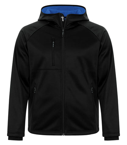 DISCONTINUED DRYFRAME® BONDED TECH FLEECE WATER RESISTANT FULL ZIP HOODED JACKET