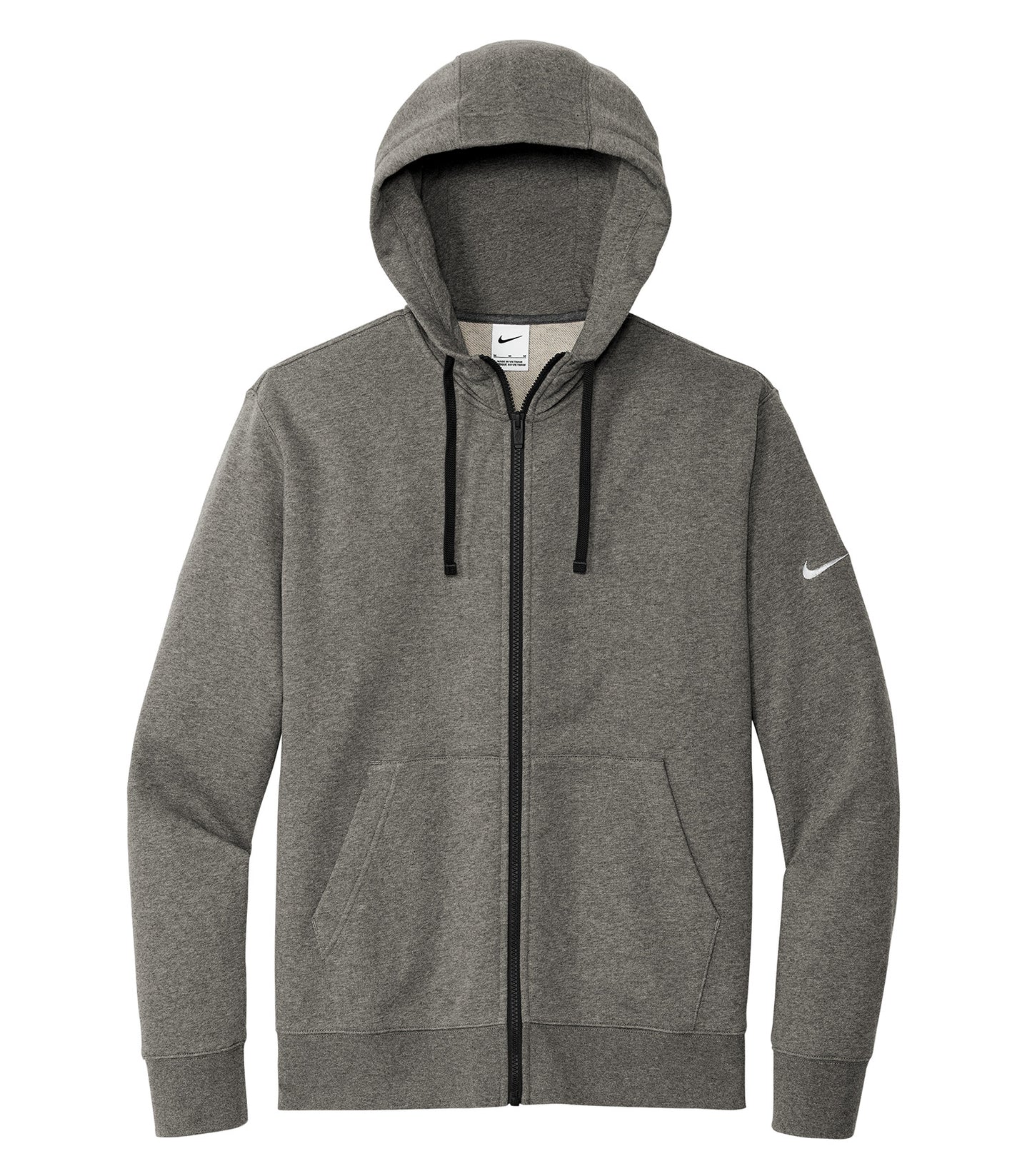 NIKE CLUB FLEECE SLEEVE SWOOSH FULL ZIP HOODIE