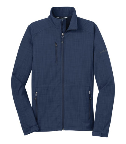 DISCONTINUED EDDIE BAUER® SHADED CROSSHATCH SOFT SHELL JACKET