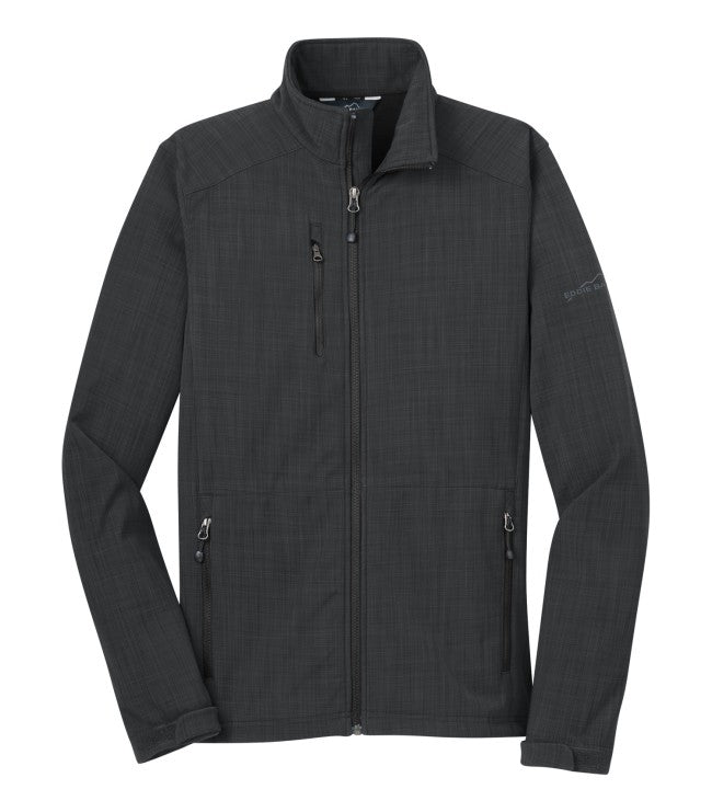 DISCONTINUED EDDIE BAUER® SHADED CROSSHATCH SOFT SHELL JACKET