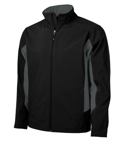 DISCONTINUED COAL HARBOUR® EVERYDAY COLOUR BLOCK WATER REPELLENT SOFT SHELL JACKET