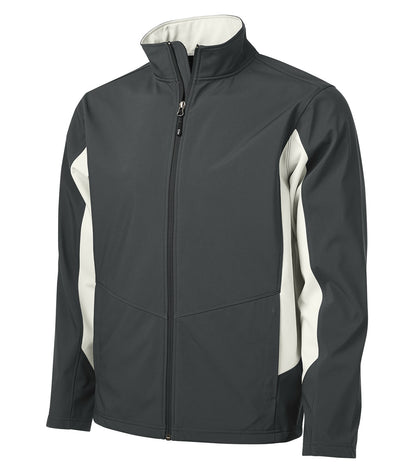 DISCONTINUED COAL HARBOUR® EVERYDAY COLOUR BLOCK WATER REPELLENT SOFT SHELL JACKET