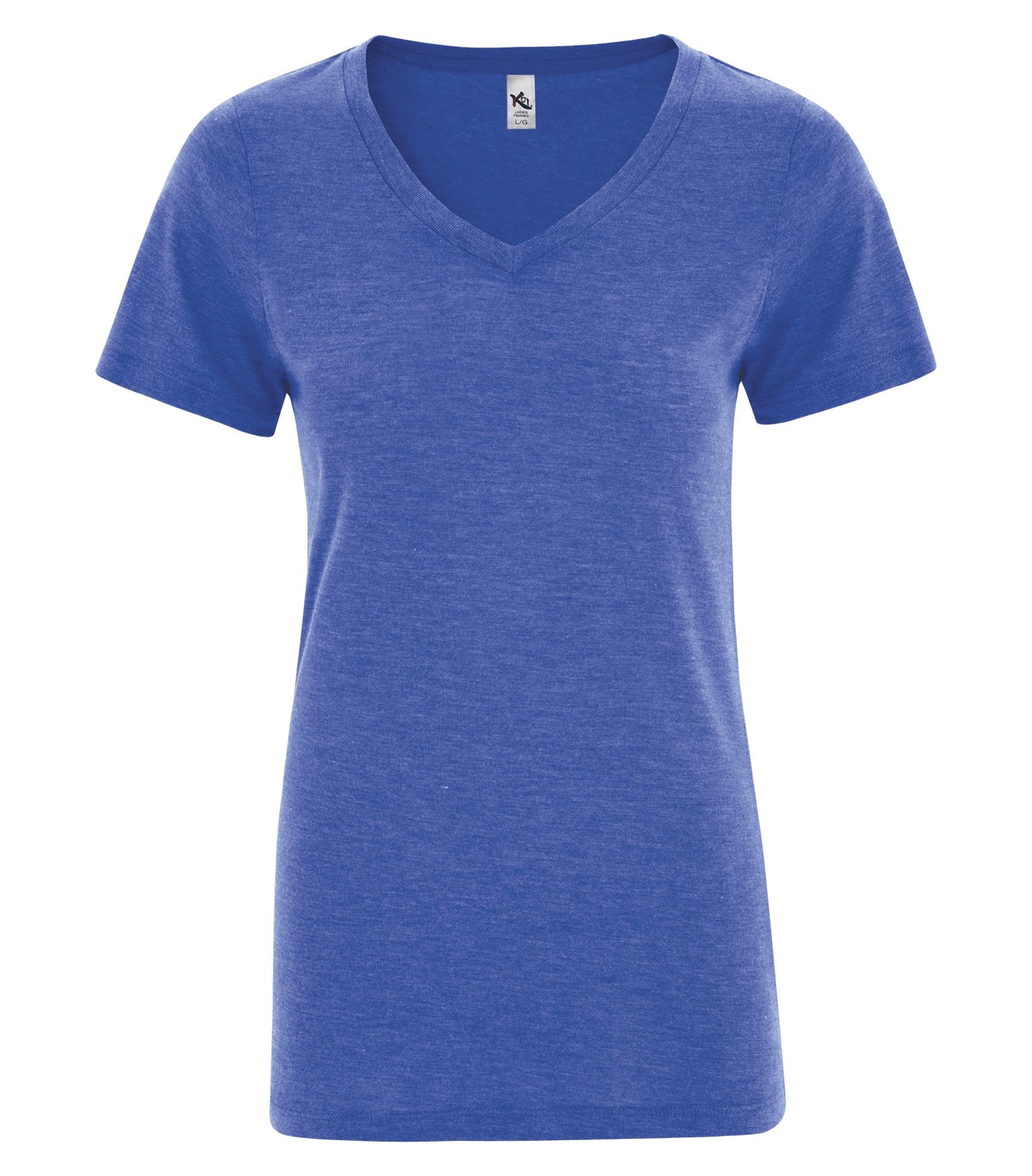 DISCONTINUED KOI® TRIBLEND V-NECK LADIES' TEE