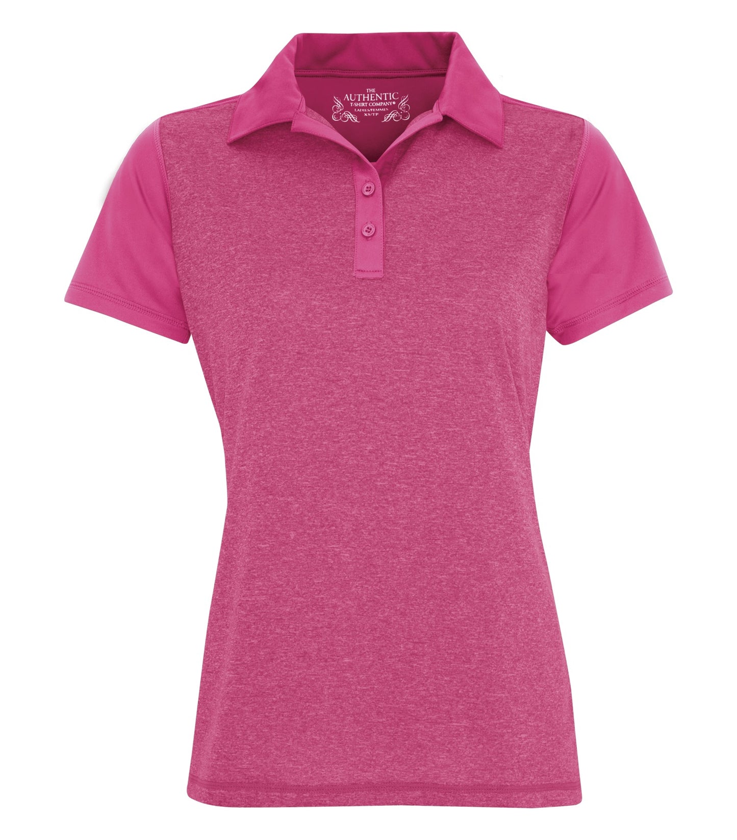 DISCONTINUED ATC™ PRO TEAM HEATHER ProFORMANCE COLOUR BLOCK LADIES' POLO