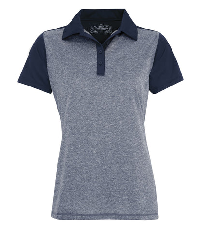 DISCONTINUED ATC™ PRO TEAM HEATHER ProFORMANCE COLOUR BLOCK LADIES' POLO