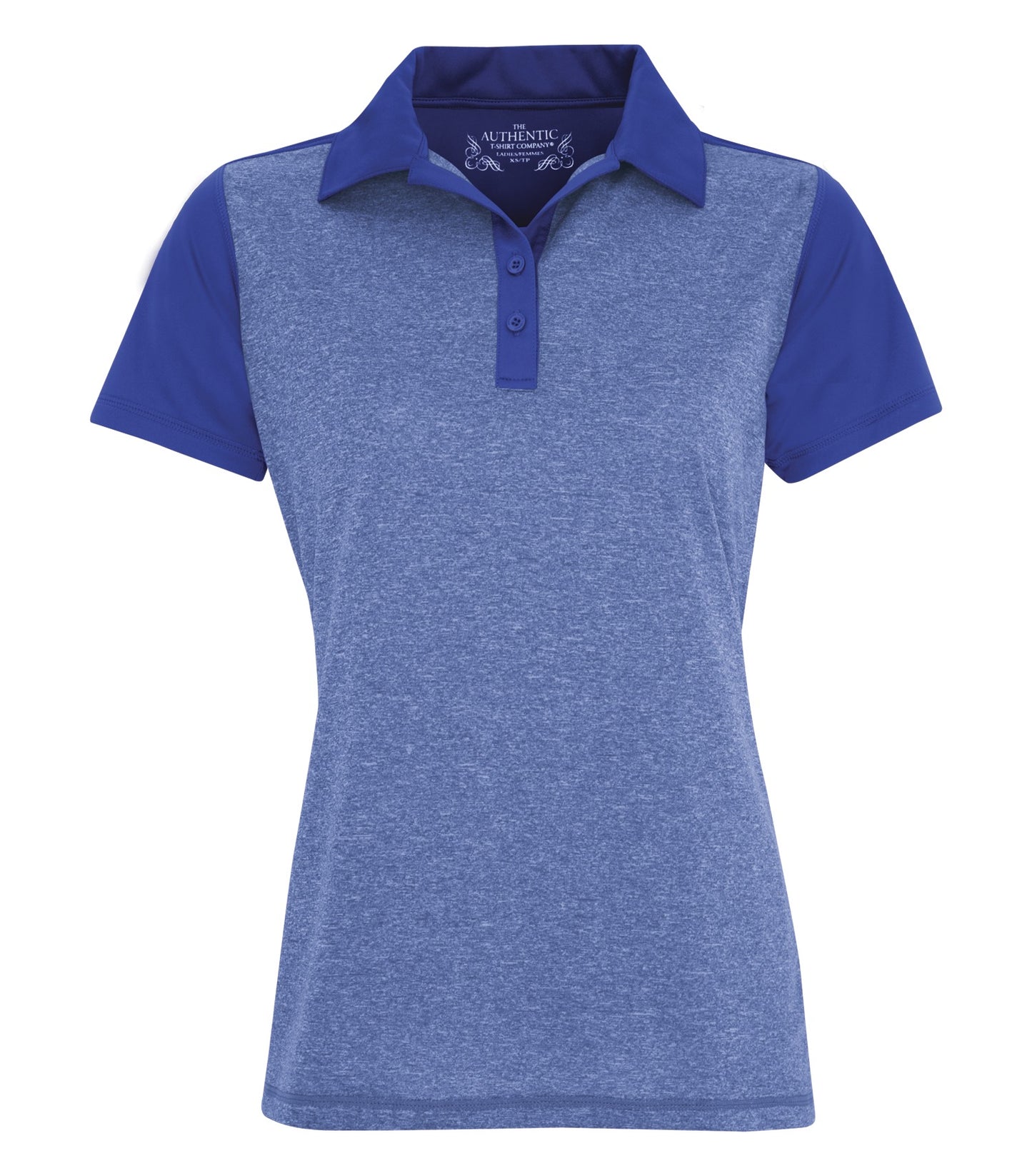 DISCONTINUED ATC™ PRO TEAM HEATHER ProFORMANCE COLOUR BLOCK LADIES' POLO