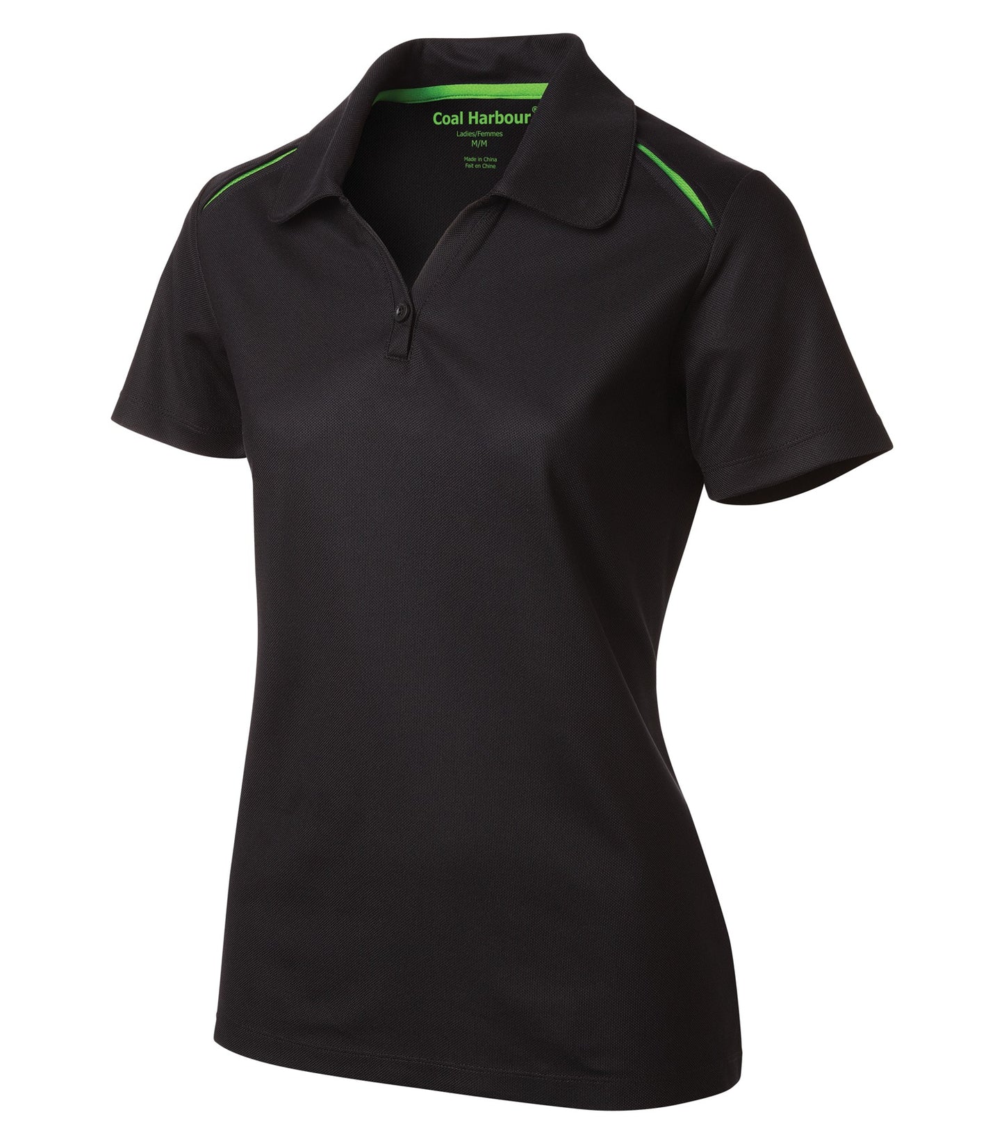 COAL HARBOUR® SNAG RESISTANT CONTRAST INSET LADIES' POLO