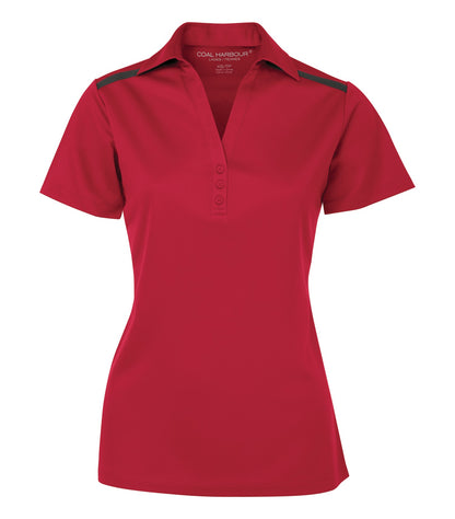 DISCONTINUED COAL HARBOUR® EVERYDAY COLOUR BLOCK LADIES' POLO