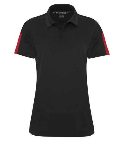 DISCONTINUED COAL HARBOUR® EVERYDAY COLOUR SLICE LADIES' POLO