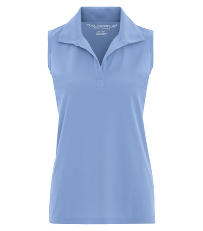 DISCONTINUED COAL HARBOUR® SNAG RESISTANT SLEEVELESS LADIES' POLO