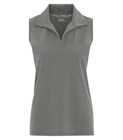 DISCONTINUED COAL HARBOUR® SNAG RESISTANT SLEEVELESS LADIES' POLO