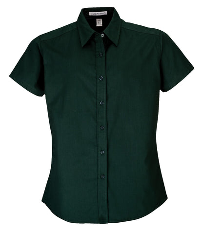 DISCONTINUED COAL HARBOUR® EASY CARE BLEND SHORT SLEEVE WOVEN LADIES' SHIRT