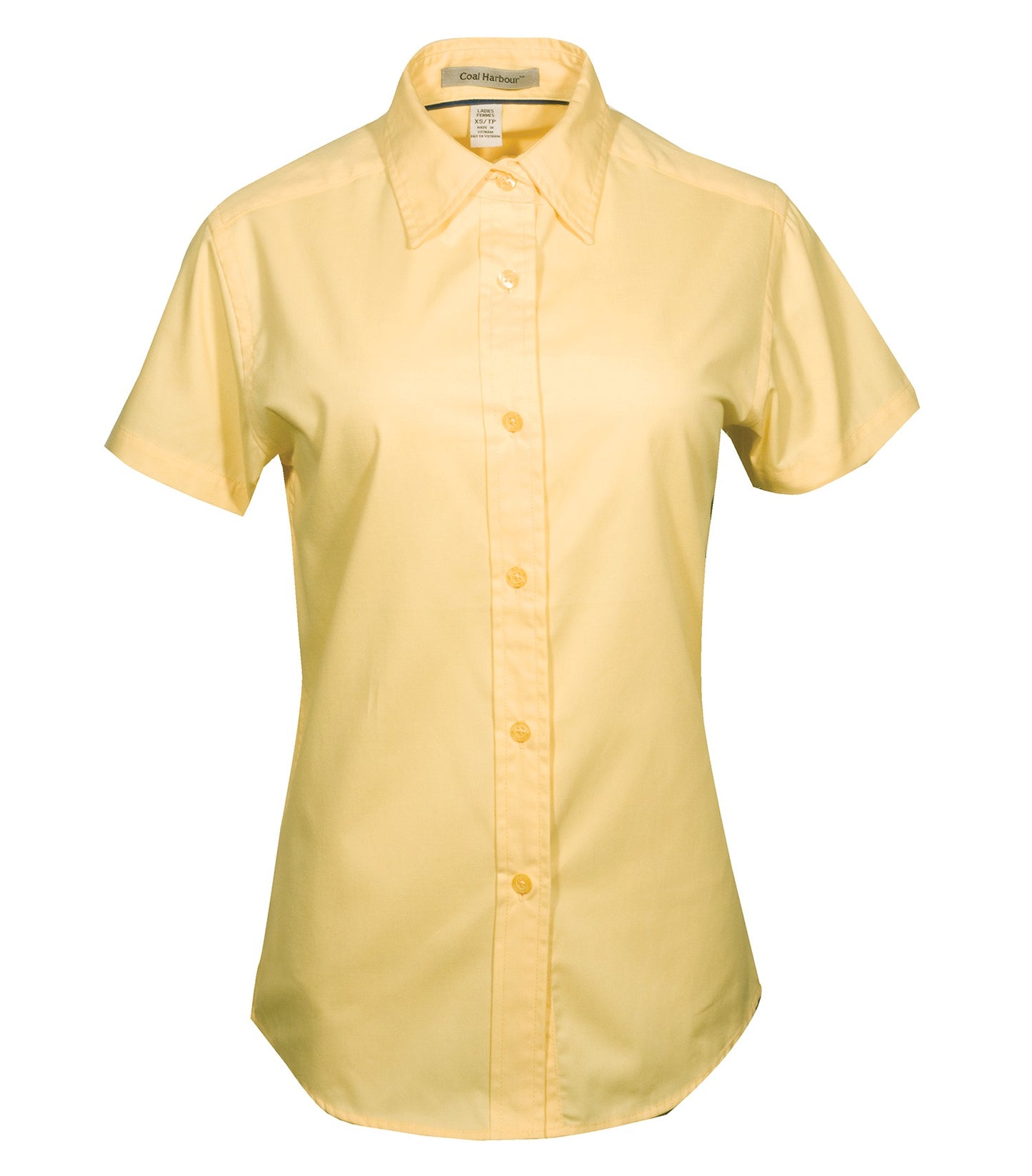 DISCONTINUED COAL HARBOUR® EASY CARE BLEND SHORT SLEEVE WOVEN LADIES' SHIRT