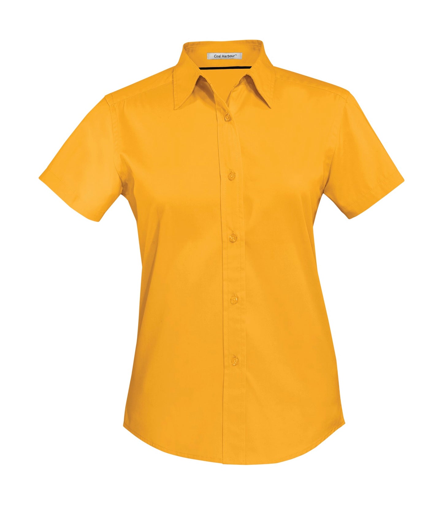 DISCONTINUED COAL HARBOUR® EASY CARE BLEND SHORT SLEEVE WOVEN LADIES' SHIRT
