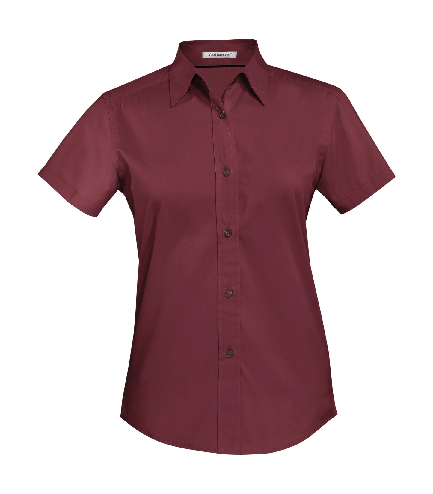 DISCONTINUED COAL HARBOUR® EASY CARE BLEND SHORT SLEEVE WOVEN LADIES' SHIRT