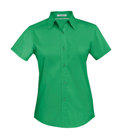 DISCONTINUED COAL HARBOUR® EASY CARE BLEND SHORT SLEEVE WOVEN LADIES' SHIRT