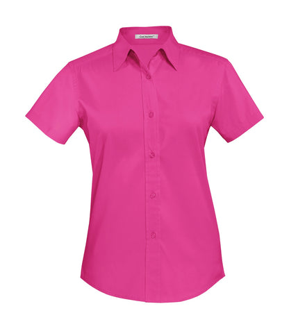 DISCONTINUED COAL HARBOUR® EASY CARE BLEND SHORT SLEEVE WOVEN LADIES' SHIRT