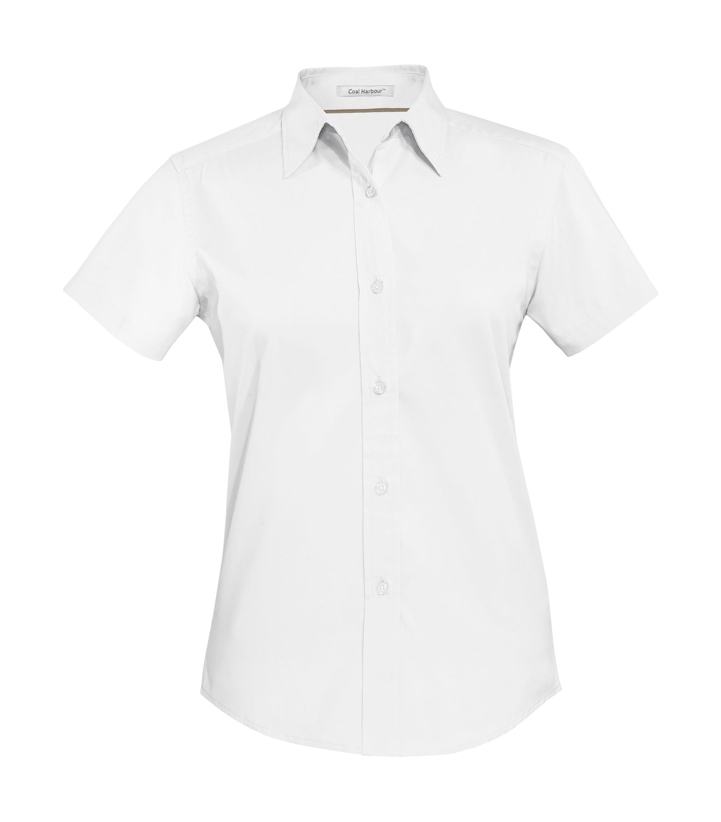 DISCONTINUED COAL HARBOUR® EASY CARE BLEND SHORT SLEEVE WOVEN LADIES' SHIRT