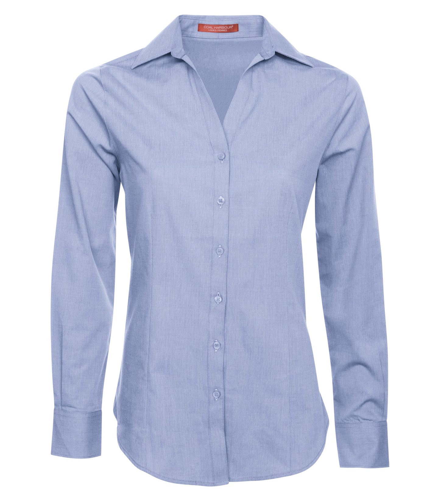 COAL HARBOUR® TEXTURED CROSSHATCH WOVEN LADIES' SHIRT