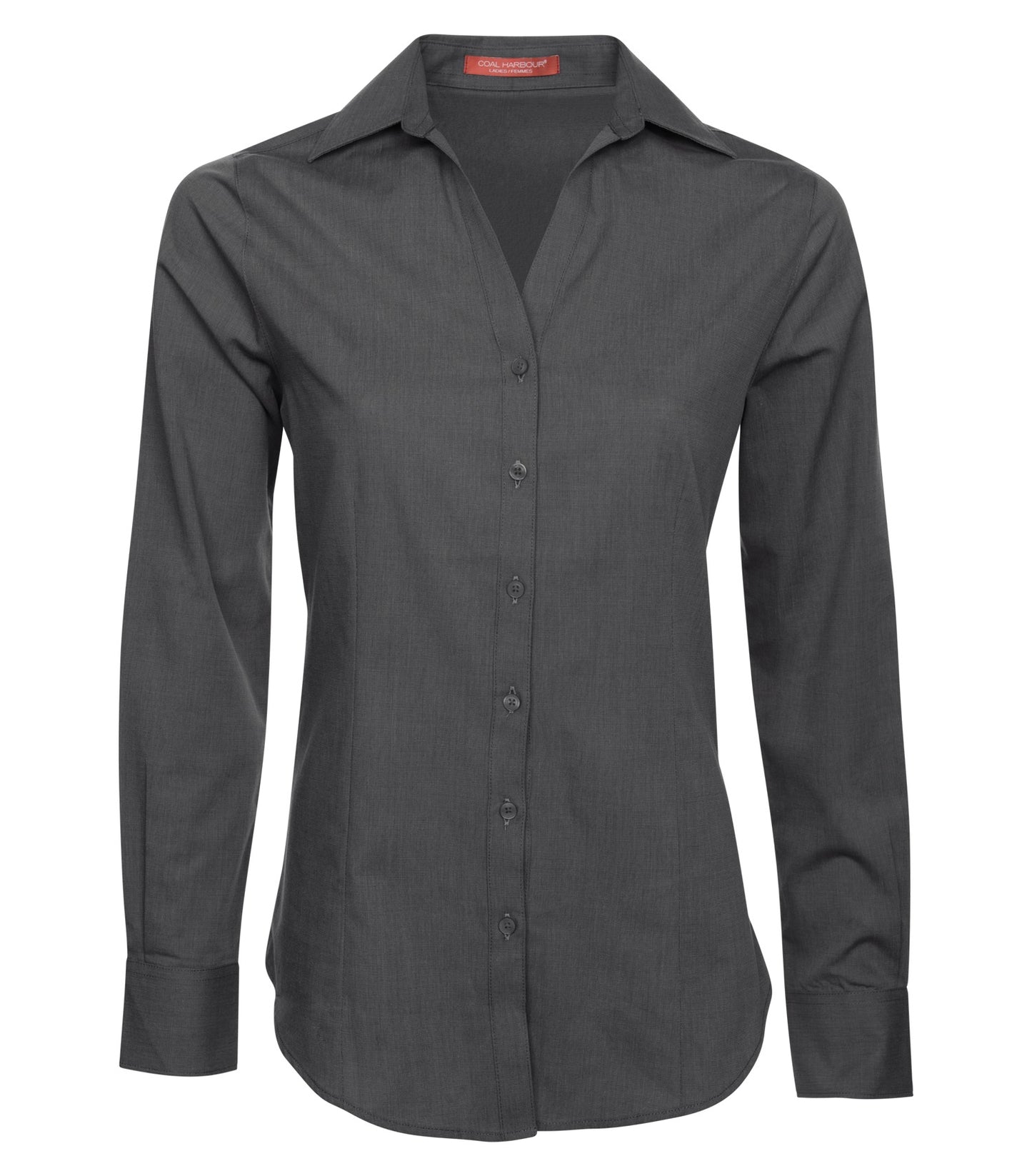 COAL HARBOUR® TEXTURED CROSSHATCH WOVEN LADIES' SHIRT