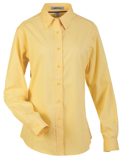 DISCONTINUED COAL HARBOUR® EASY CARE BLEND LONG SLEEVE WOVEN LADIES' SHIRT