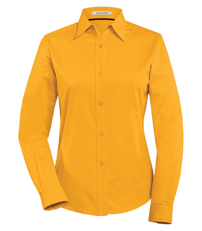 DISCONTINUED COAL HARBOUR® EASY CARE BLEND LONG SLEEVE WOVEN LADIES' SHIRT
