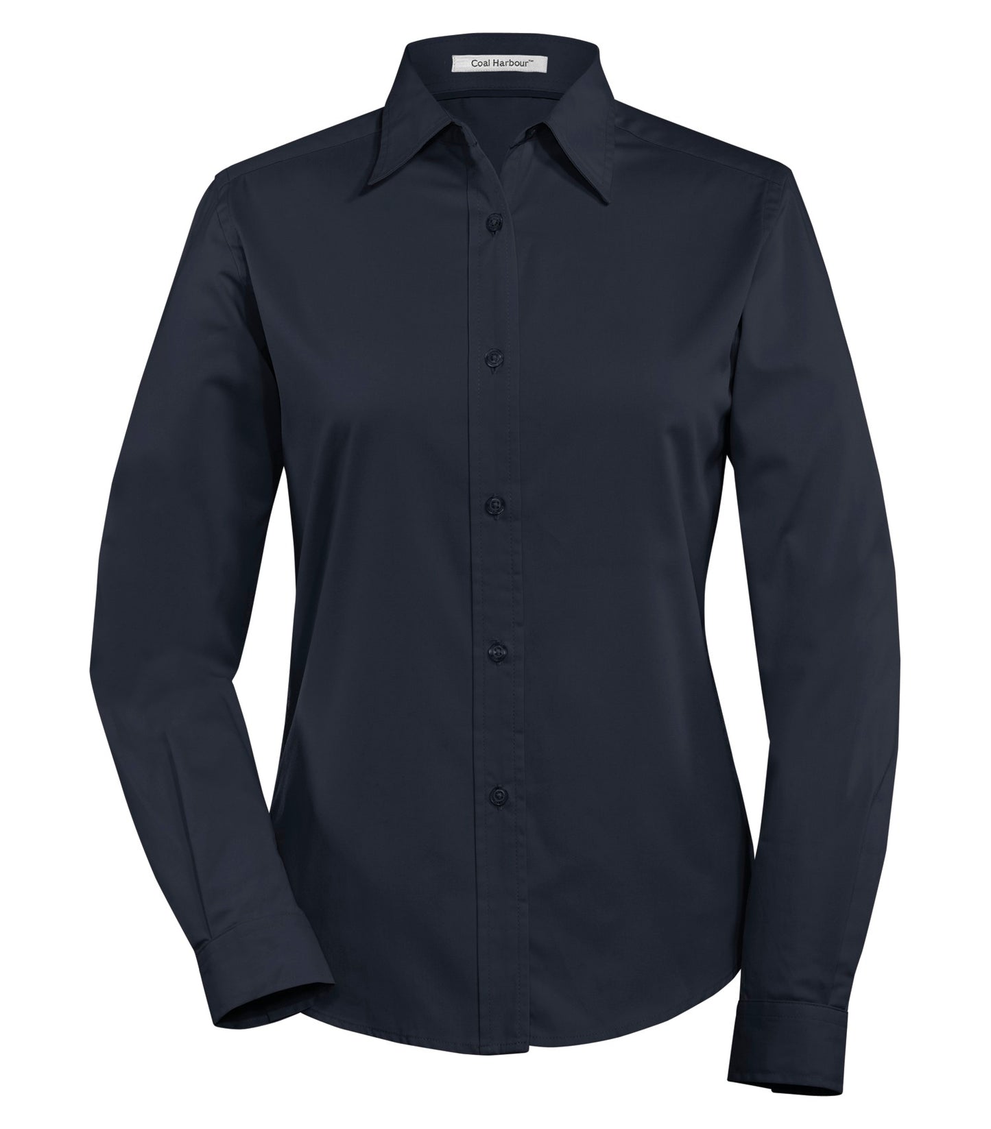 DISCONTINUED COAL HARBOUR® EASY CARE BLEND LONG SLEEVE WOVEN LADIES' SHIRT