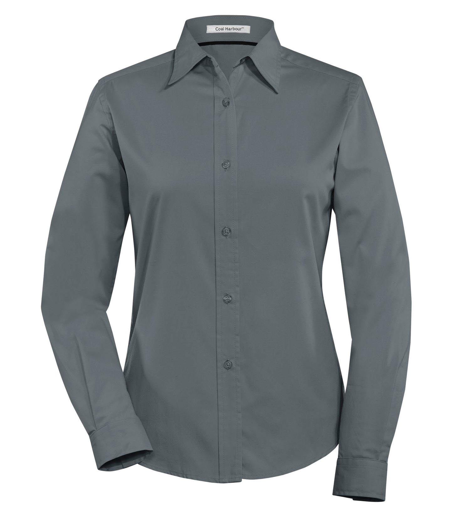 DISCONTINUED COAL HARBOUR® EASY CARE BLEND LONG SLEEVE WOVEN LADIES' SHIRT