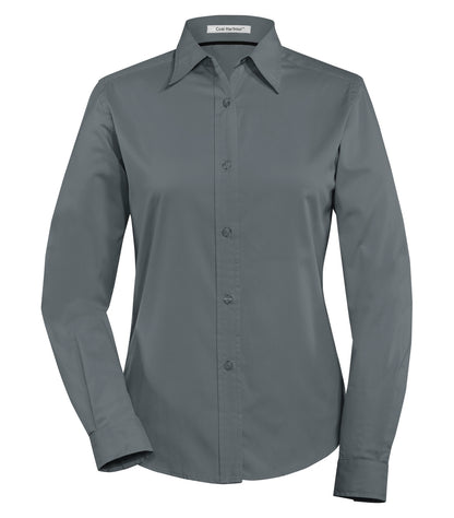 DISCONTINUED COAL HARBOUR® EASY CARE BLEND LONG SLEEVE WOVEN LADIES' SHIRT