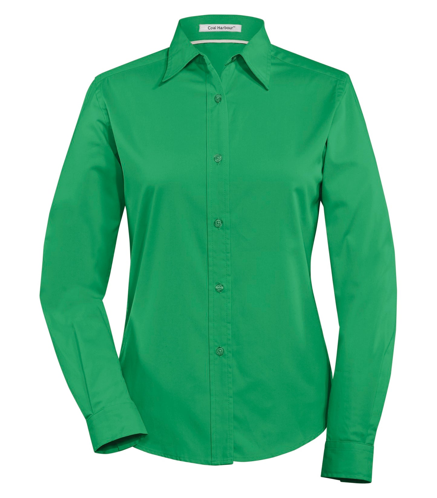 DISCONTINUED COAL HARBOUR® EASY CARE BLEND LONG SLEEVE WOVEN LADIES' SHIRT