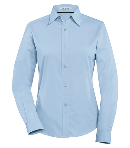 DISCONTINUED COAL HARBOUR® EASY CARE BLEND LONG SLEEVE WOVEN LADIES' SHIRT