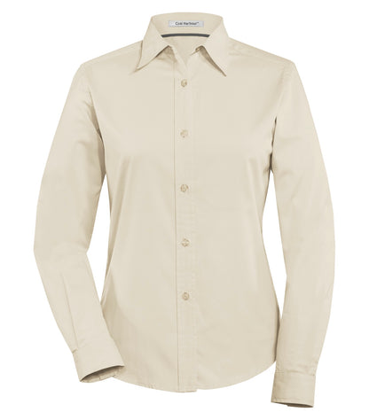 DISCONTINUED COAL HARBOUR® EASY CARE BLEND LONG SLEEVE WOVEN LADIES' SHIRT