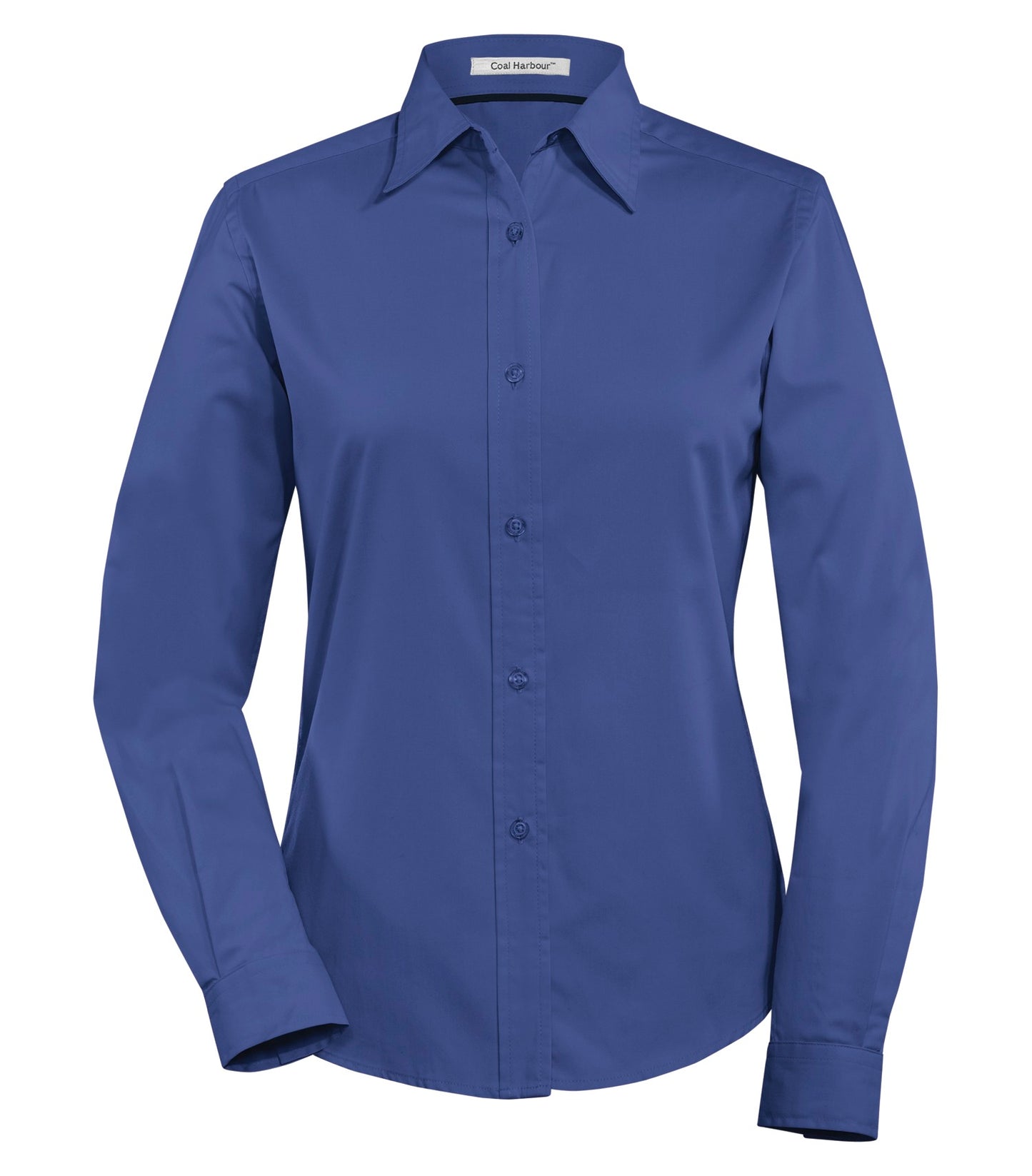 DISCONTINUED COAL HARBOUR® EASY CARE BLEND LONG SLEEVE WOVEN LADIES' SHIRT
